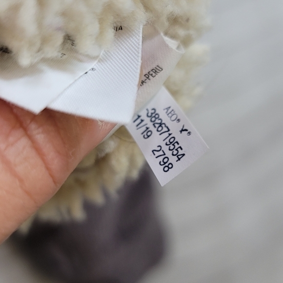 AE GRAY CORDUROY SHERPA LINED BUTTON UP JACKET, SZ XS - Picture 7 of 12